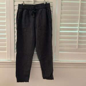 Zara lyocell/cotton elastic waist jogger pants
